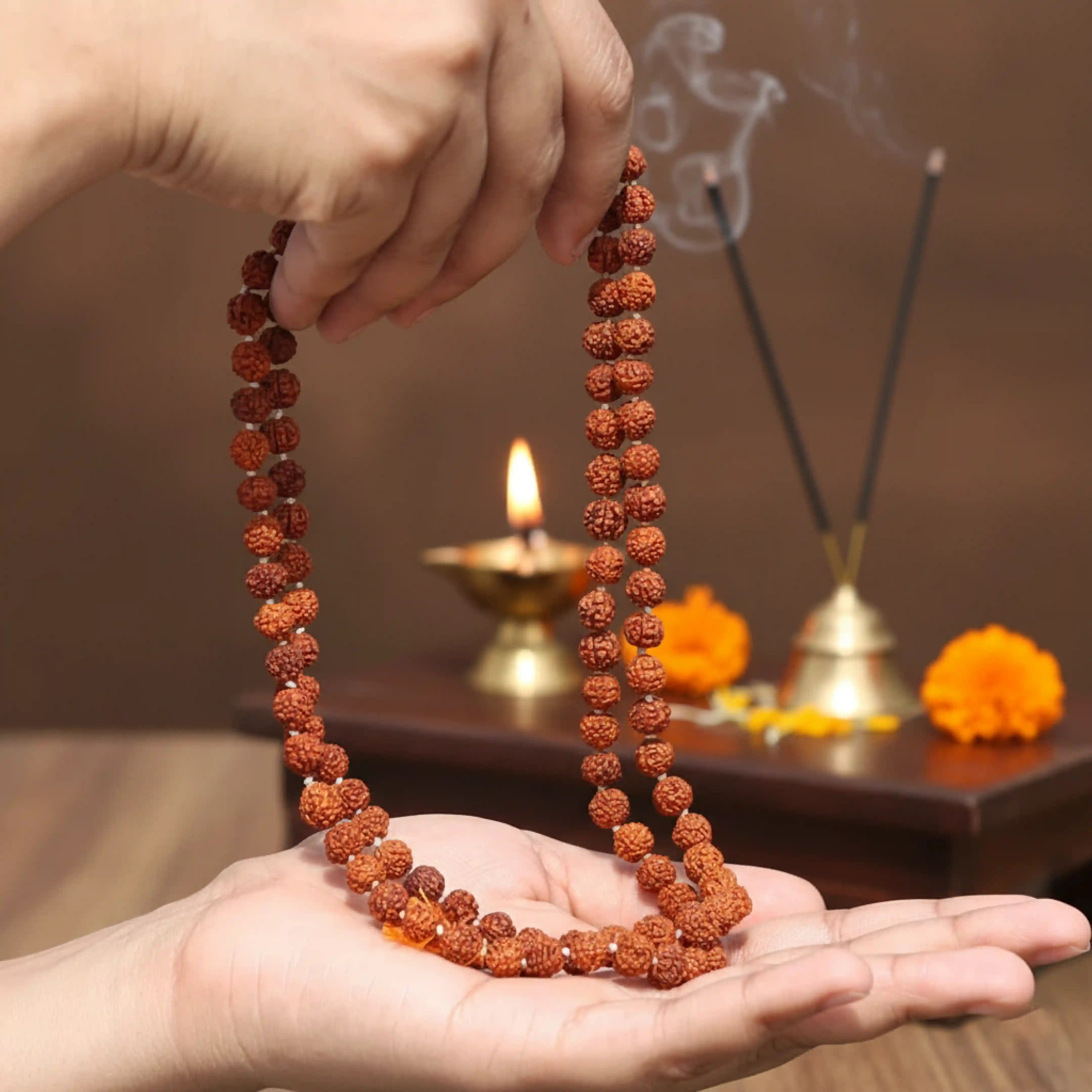 5 Mukhi Rudraksha Necklace (108 Beads) Recommendation Image