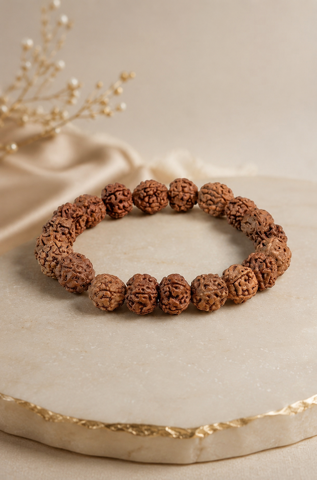 4 Mukhi Rudraksha Bracelet Catalog Photo